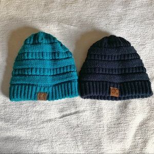 Set of 2 Beanies Hat C.C